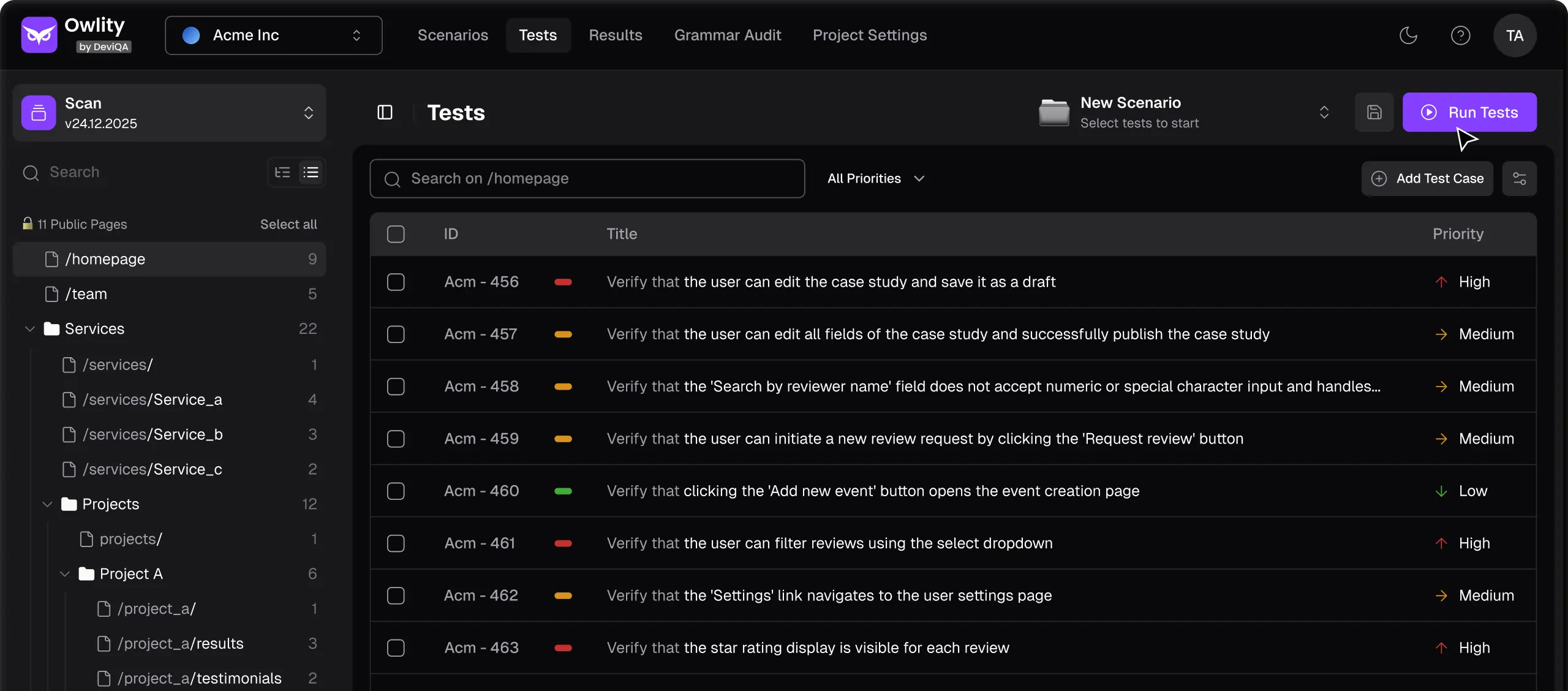 The world’s first autonomous AI-driven QA solution